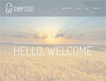 Tablet Screenshot of chefbobo.com